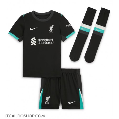 Liverpool Ibrahima Konate #5 Seconda Maglia Bambino 2024-25 Manica Corta (+ Pantaloni corti)